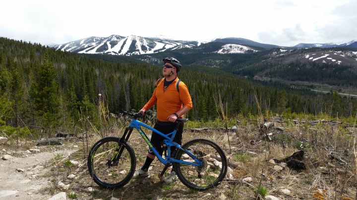 Jay on bike ride