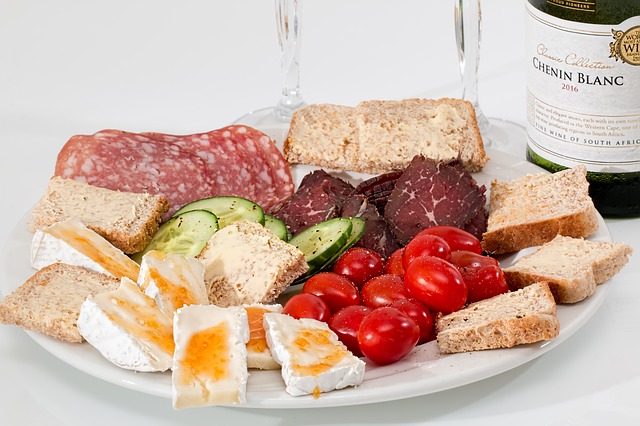 Antipasto plate for jovial journey wine in Buffalo