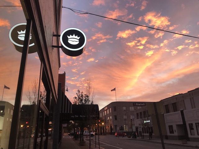 Crown Street Roasting Company Jamestown sunrise