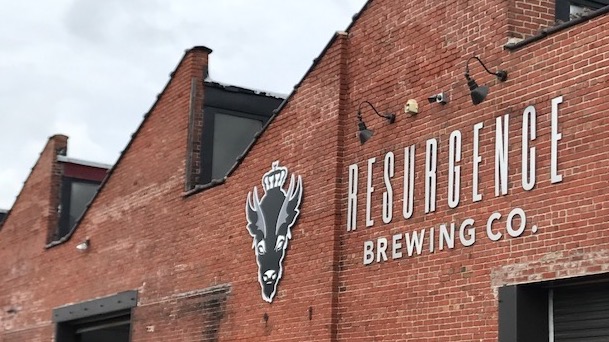 Resurgence Brewery out for sign