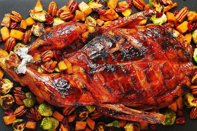 whole roasted duck