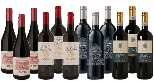 bottles of wine from the WSJ Wine Club