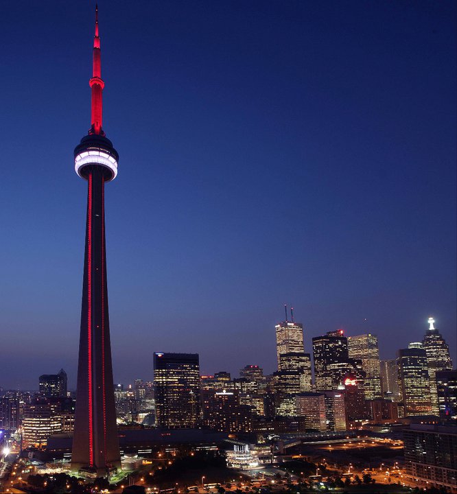 CN Tower in downtown Toronto