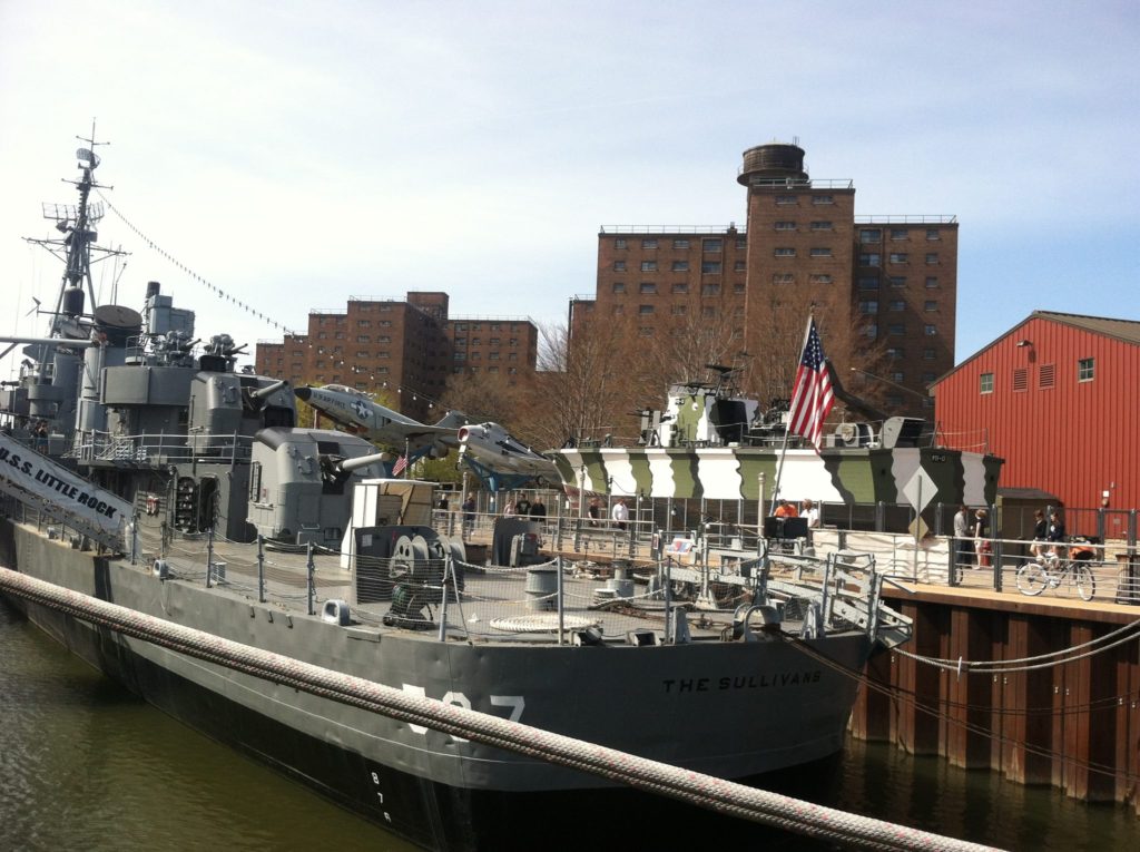 ship at Naval park in Buffalo