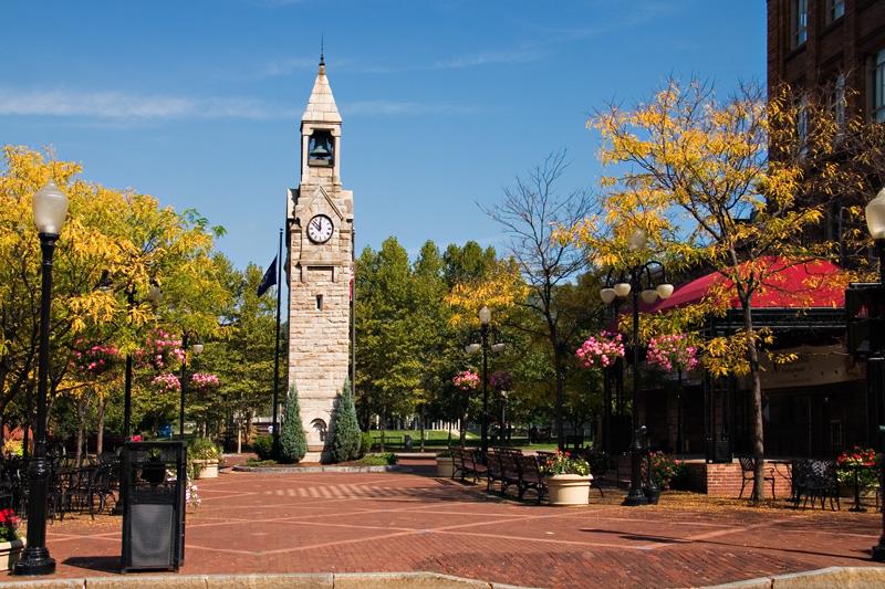 Gaffer's District with big clock