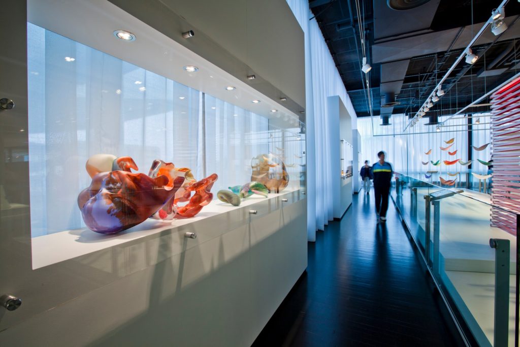 Corning Museum of Glass interior